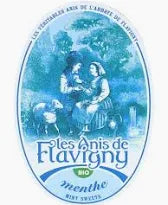 LES ANIS DE FLAVIGNY Boite Ovale Menthe Biologique 50g (12 Pack) - R53