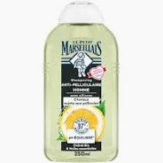 LE PETIT MARSEILLAIS Shampooing Anti Pelliculaire Homme Cédrat Bio Et Huiles Essentielles 250ml (12 Pack)