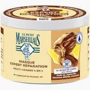 LE PETIT MARSEILLAIS Masque Soin Capillaire Réparation Intense Multi-Usage 4En1 370ml (6 Pack) - Z104