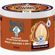 LE PETIT MARSEILLAIS Masque Soin Capillaire Nutrition Intense Multi Usage 4En1 370ml(6 Pack) - Z98