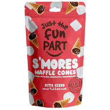 JUST THE FUN PART – S’mores Waffle Cones 120g (6 Pack)
