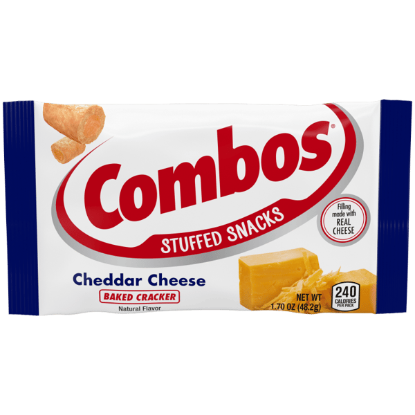 Combos Cheddar Cheese Cracker Baked Snacks 48g (18 Pack)  -