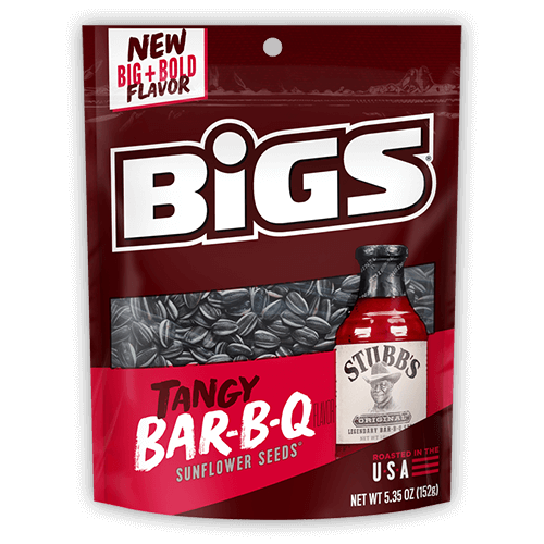 BIGS Stubb's Tangy BBQ Sunflower Seeds 152 g (12 Pack)