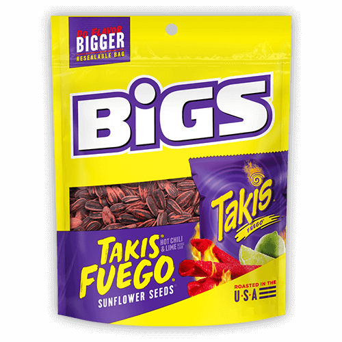 BIGS Takis Fuego Sunflower Seeds 152 g (12 Pack) -