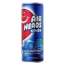 AIRHEADS Soda Blue Raspberry 355ml (12 Pack)