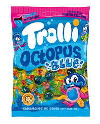 TROLLI Octopus Blue 100g (12 Pack) - D14