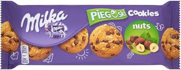 MILKA Pieguski Cookies With Nuts 135g (24 Pack) - K7