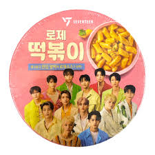 Seventeen Chewy Tteockbokki Cheese rose 140g (16 Pack) - B2