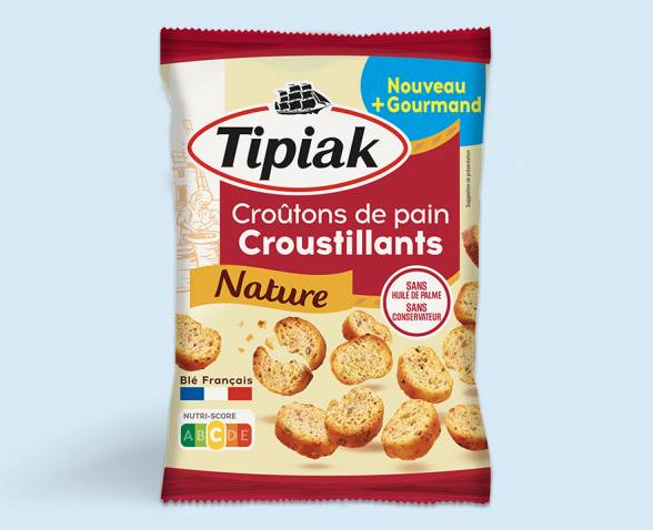 Tipiak Croûtons Croustillants Nature 75g (14 pack) - O3