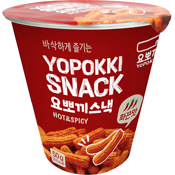 YOUNGPOONG Yopokki Snack Hot & Spicy 50g (12 Pack)