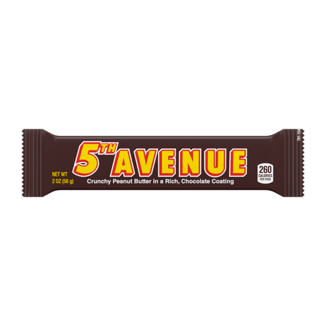5TH AVENUE Candy Bar 56 g (18 Pack)