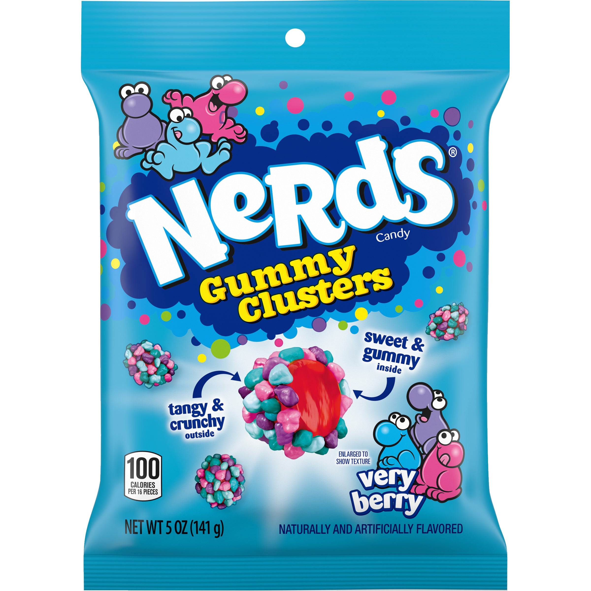 Nerds Gummy Clusters Very Berry 141 g (12 Pack) - H74