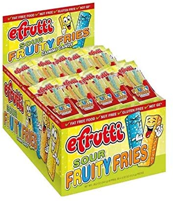 eFrutti Gummi Sour Fruity Fries 15.5 g (48 Pack) - R78