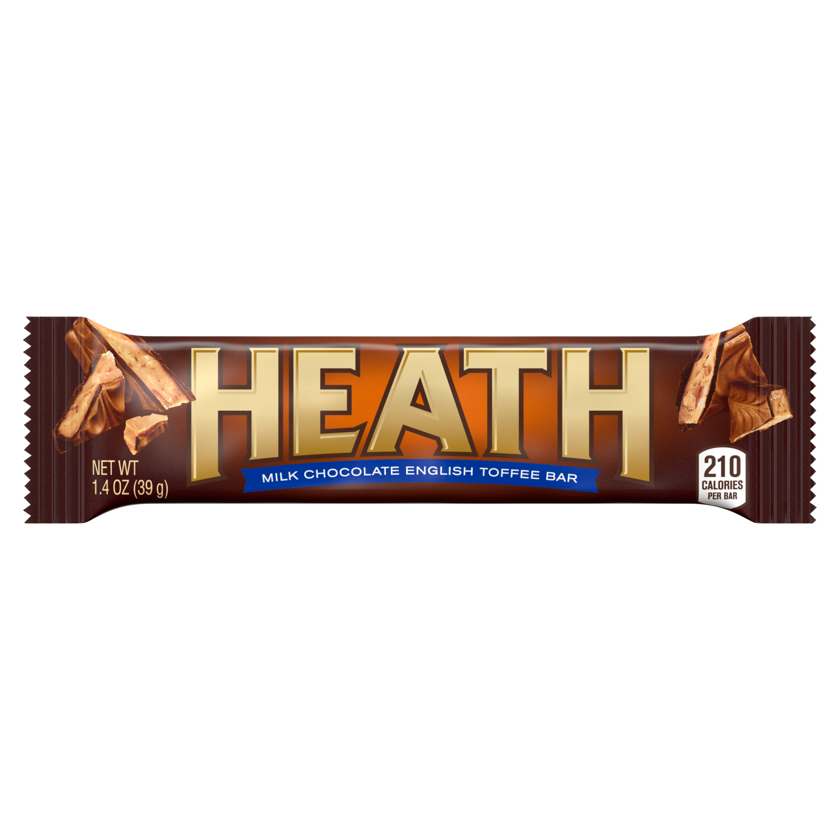 HEATH Milk Chocolate English Toffee Candy Bar 39 g (18 Pack)