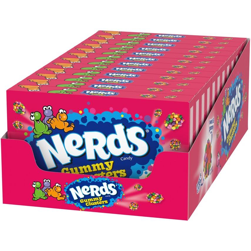 Nerds Gummy Clusters Theatre Box Rainbow 85 g (12 Pack)
