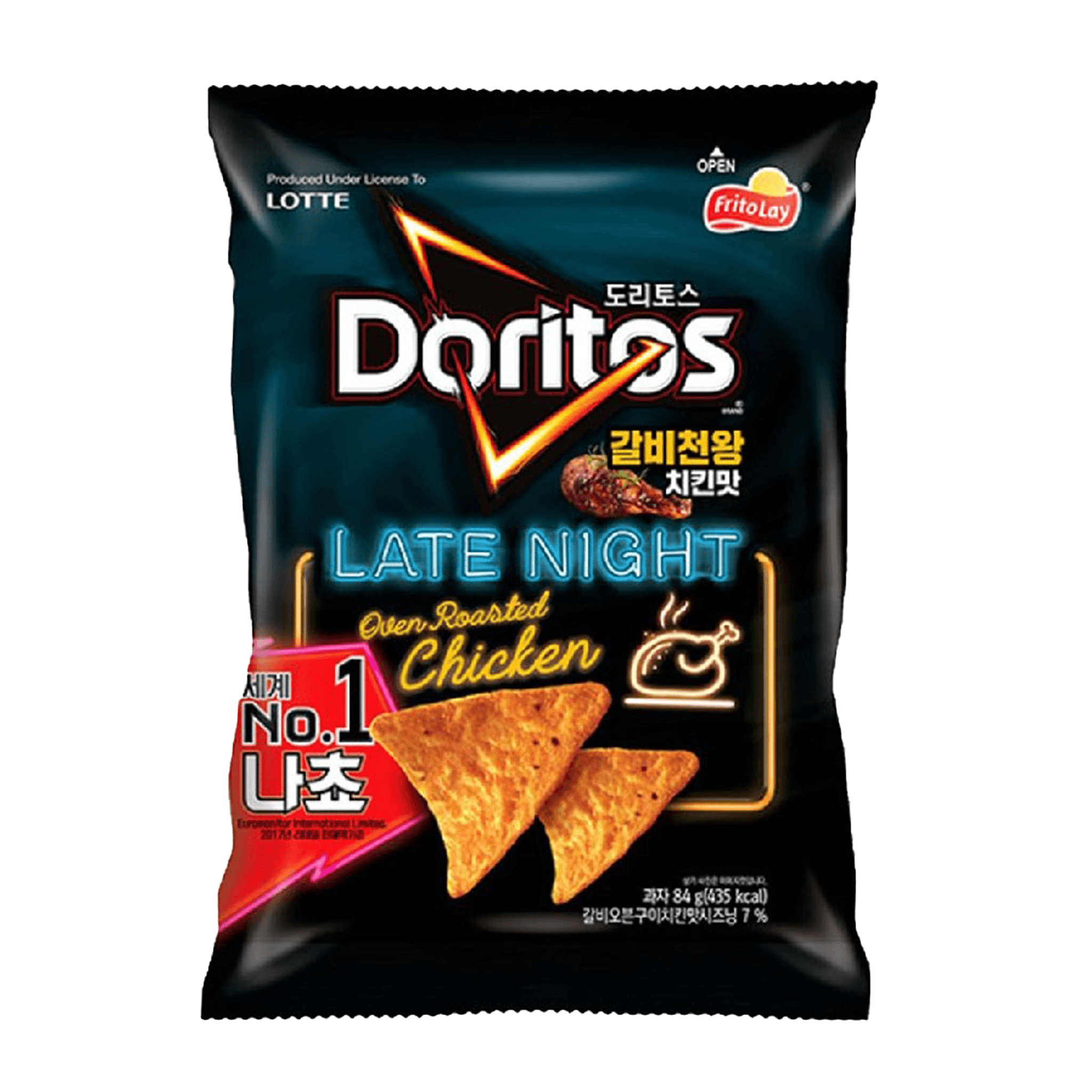 DORITOS LATE NIGHT OVEN ROASTED CHICKEN SOUTH KOREA ( 16 Pack) W23