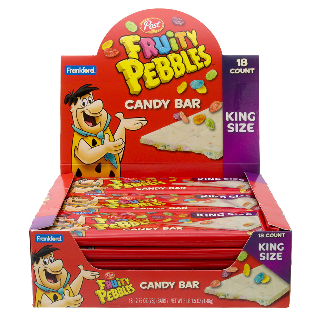 Frankford Fruity Pebbles White Chocolate Bar 78 g (18 Pack) - F30