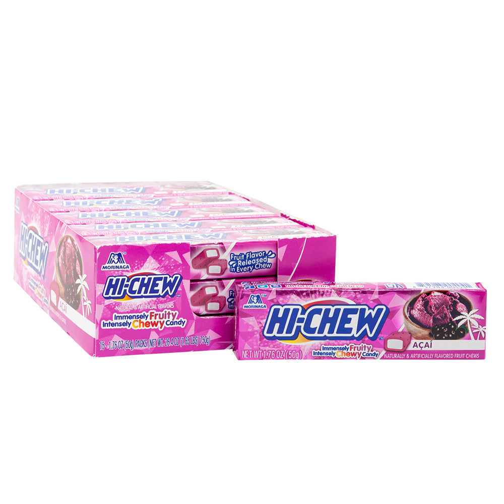 HI-CHEW Acai Berry Candy 50 g (15 Pack) -