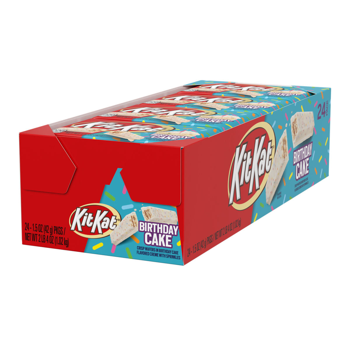 Kit Kat Birthday Cake Candy Bar 42g (24 Pack) -Z24-Z29