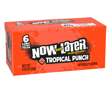 Now and Later 6-Piece Tropical Punch Chewy Candy 26 g (24 Pack) - D58