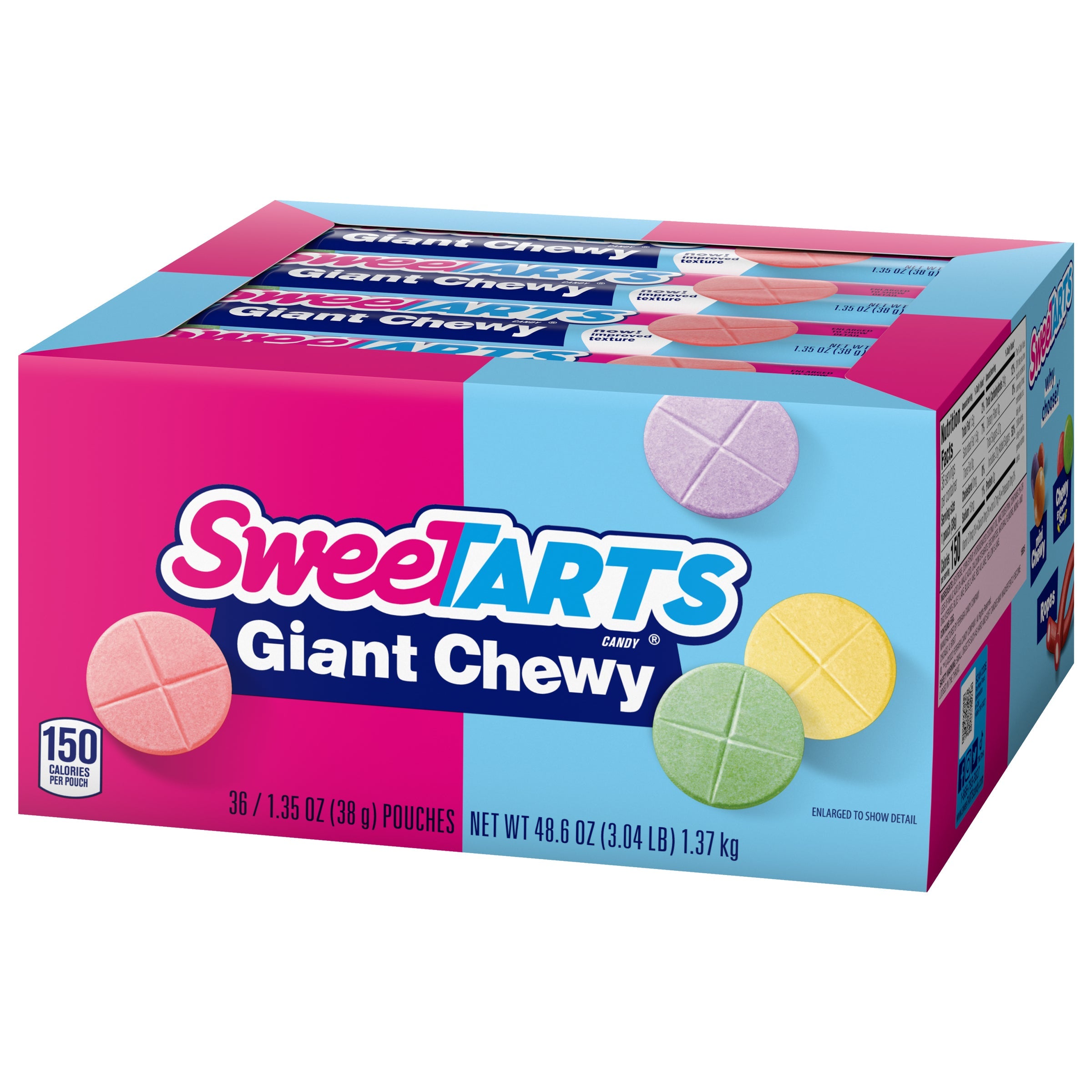 Nestle Giant Chewy Sweetarts 42.5 g (36 Pack) -