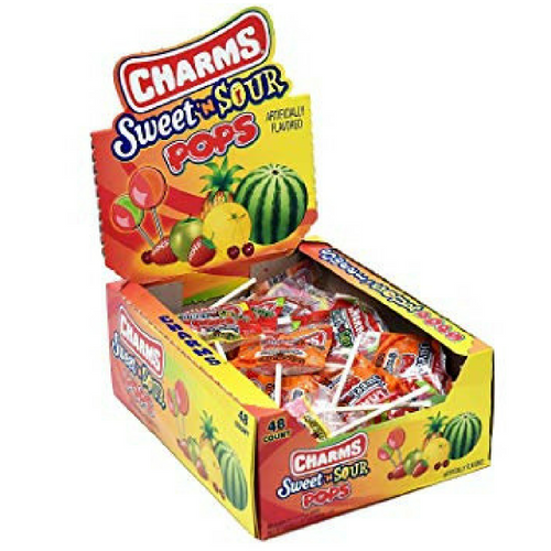 Charms Pop Sweet & Sour 18 g (48 Pack) -