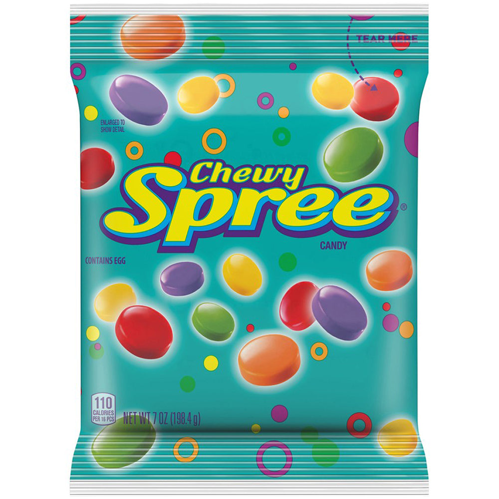 Spree Candy Peg Bag 198.4 g (12 Pack)* -
