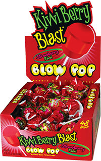 CHARMS Blow Pop Kiwi Berry Blast 18 g (48 Pack) -