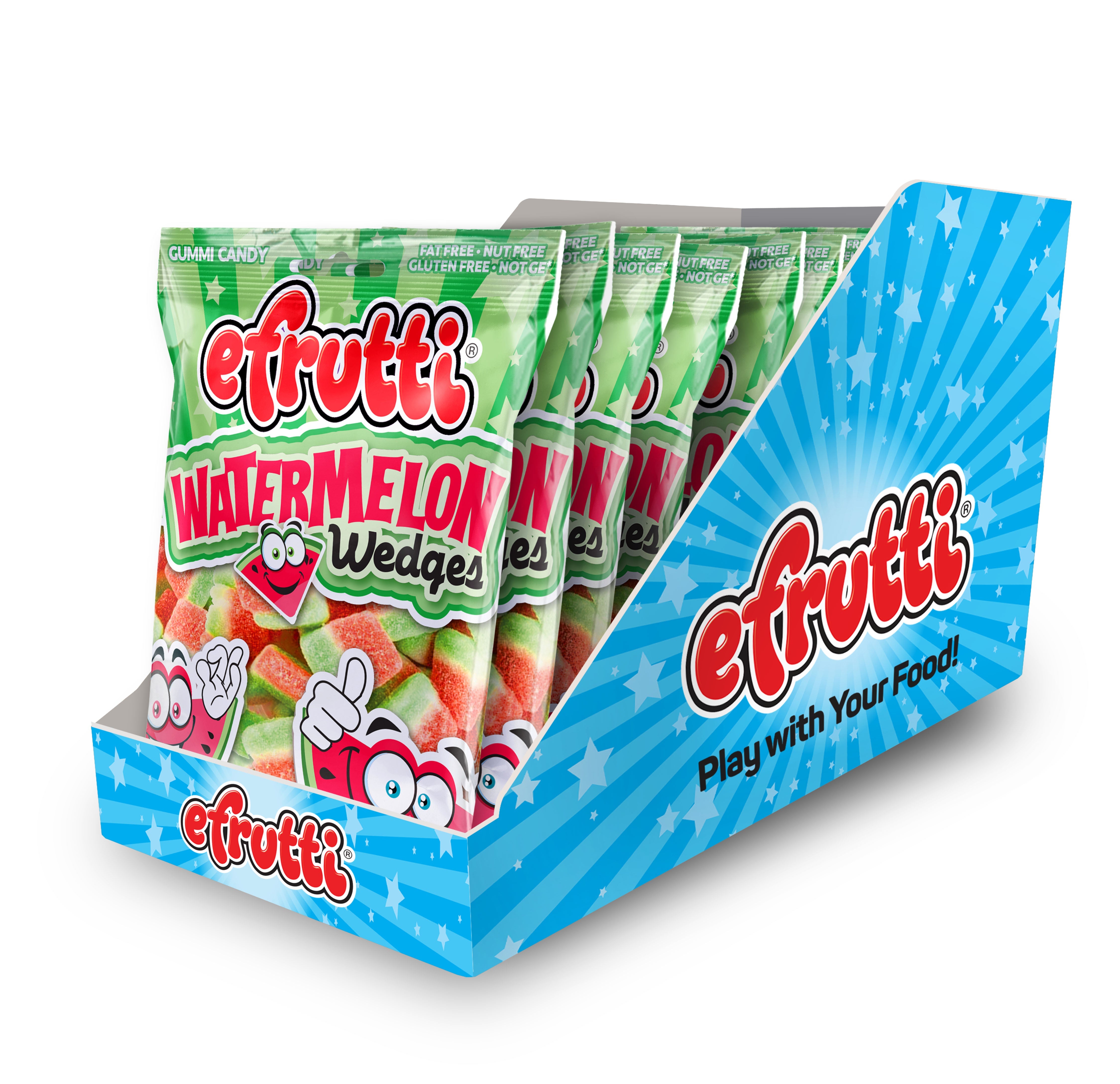 eFrutti Watermelon Wedges 100 g (12 Pack) - G13