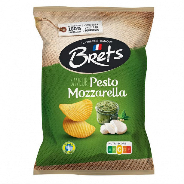 Bret's Chips Pesto Mozzarella 125g (10 pack) -