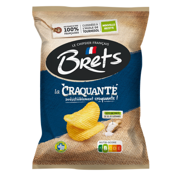 Bret's Chips Craquante au Sel de Guérande 125g  (10 pack) - K17