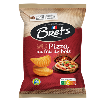 Bret's Chips Pizza au feu de Bois 125g  (10 pack) - K1