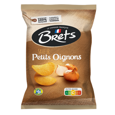 Bret's Chips Petits Oignons 125g (10 pack) -