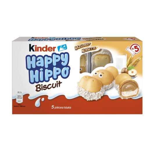 KINDER Happy Hippo Hazelnut 104g (10 pack) -