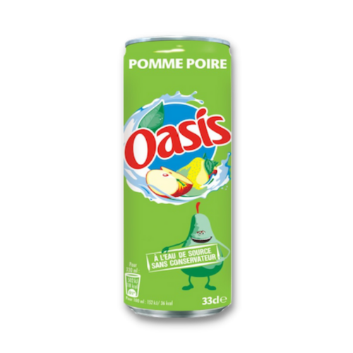 OASIS Apple-Pear 33 cl - France  (24 Pack) -