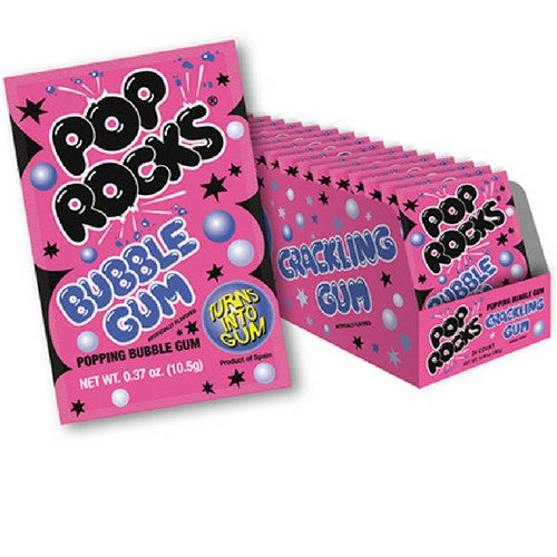 POP ROCKS  Crackling Bubble Gum 9.5 g (24 Pack) - R68