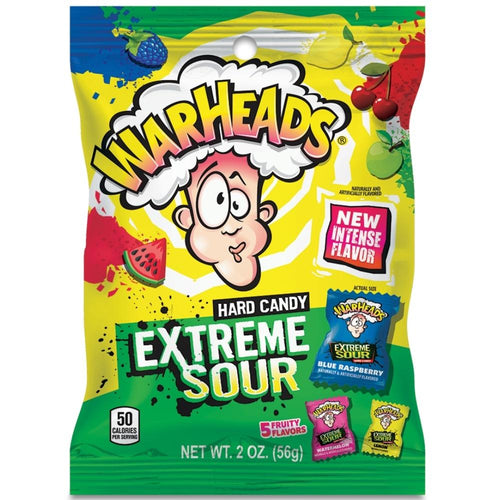 WARHEADS Extreme Sour Hard Candy 56g (12 Pack) - D55