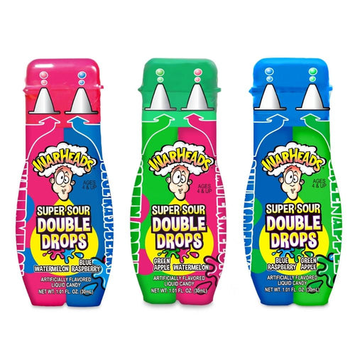 WARHEADS Super Sour Double Drops 30 mL (24 Pack) - R78