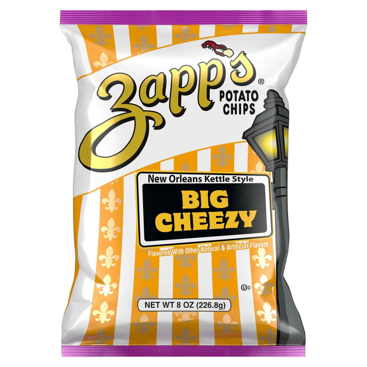 ZAPP'S Big Cheezy Potato Chips 71g (10 Pack) -