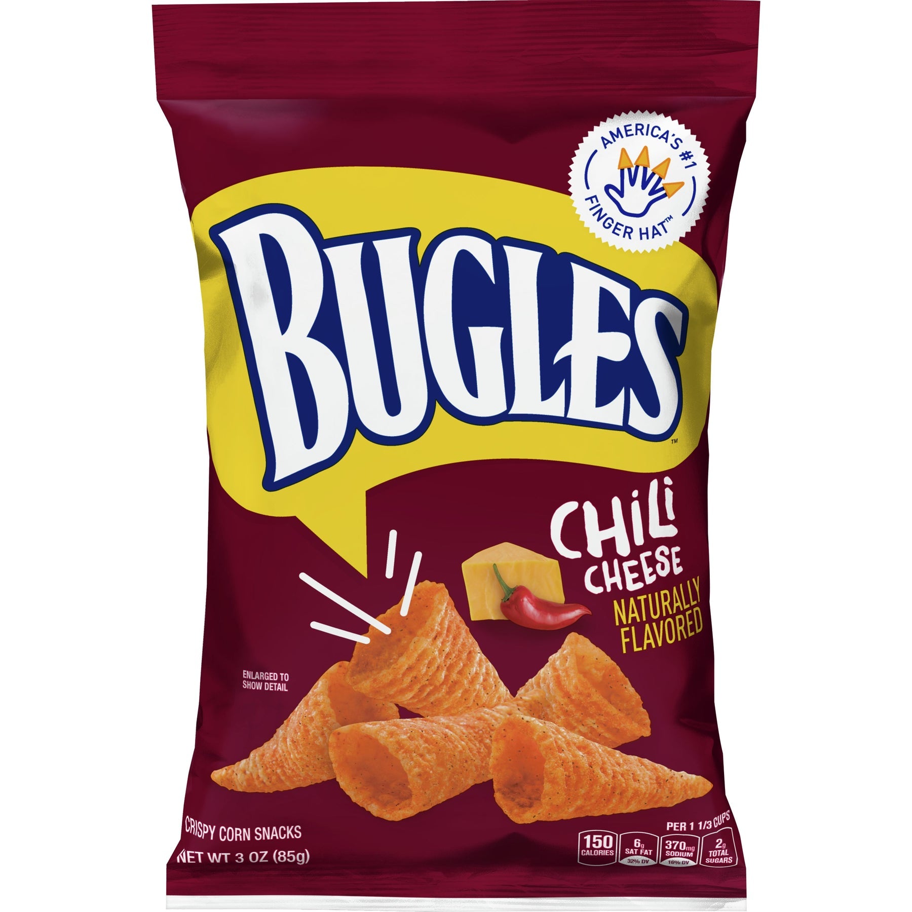 Bugles Chili Cheese 85 g (6 Pack) - G6