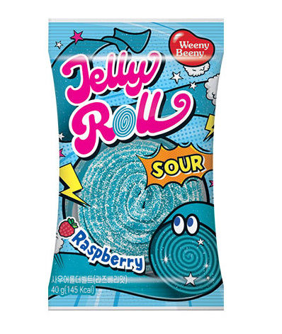WEENY BEENY Sour Jelly Roll Rasperry 40g (24 pack) -B2