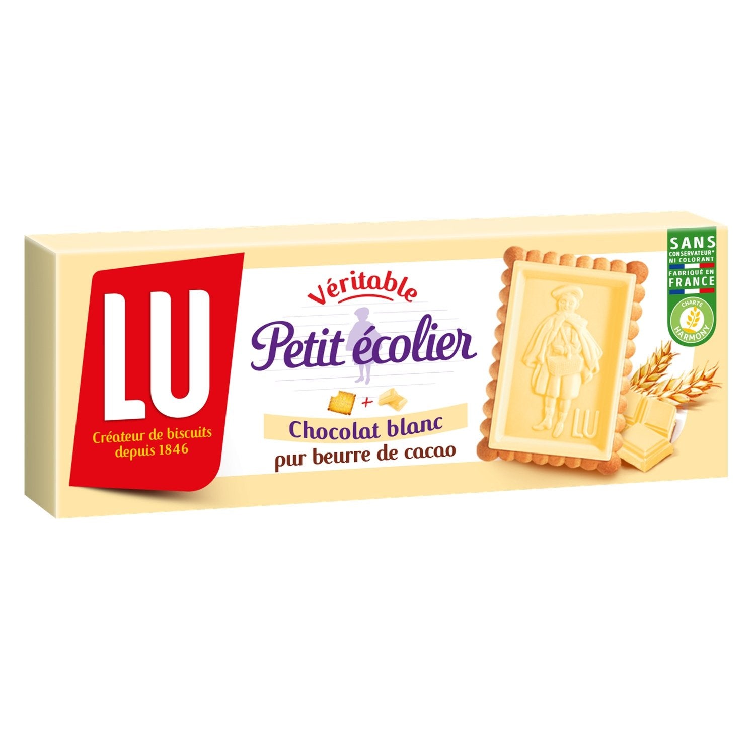 Lu Petit Ecolier au chocolat blanc 150g (14 pack)