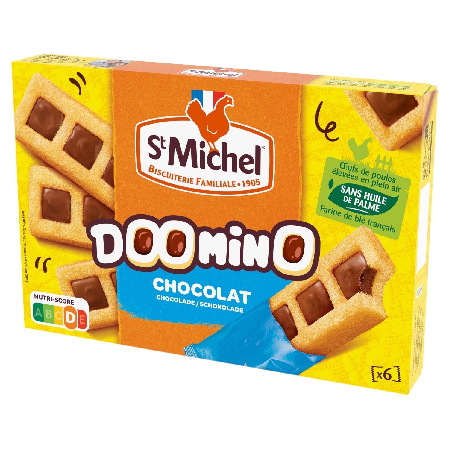 St Michel Gâteaux Doomino Chocolat 180g (9 pack) - B18.