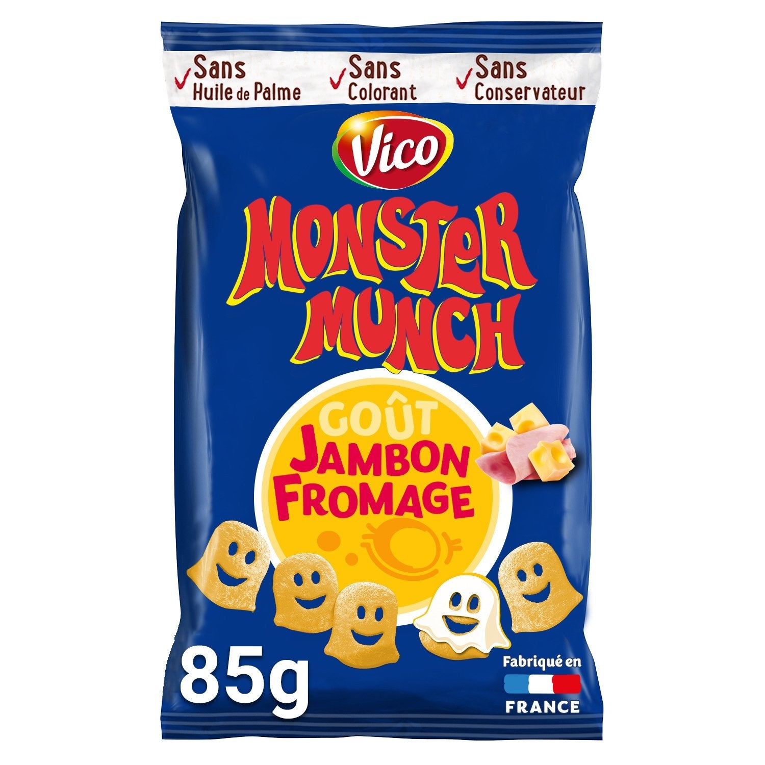 Monster Munch Jambon Fromage 85g (18 pack)