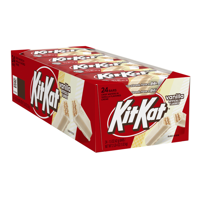 KIT KAT Crisp Wafers In Vanilla Flavored Creme Standard Bar (24 pack)