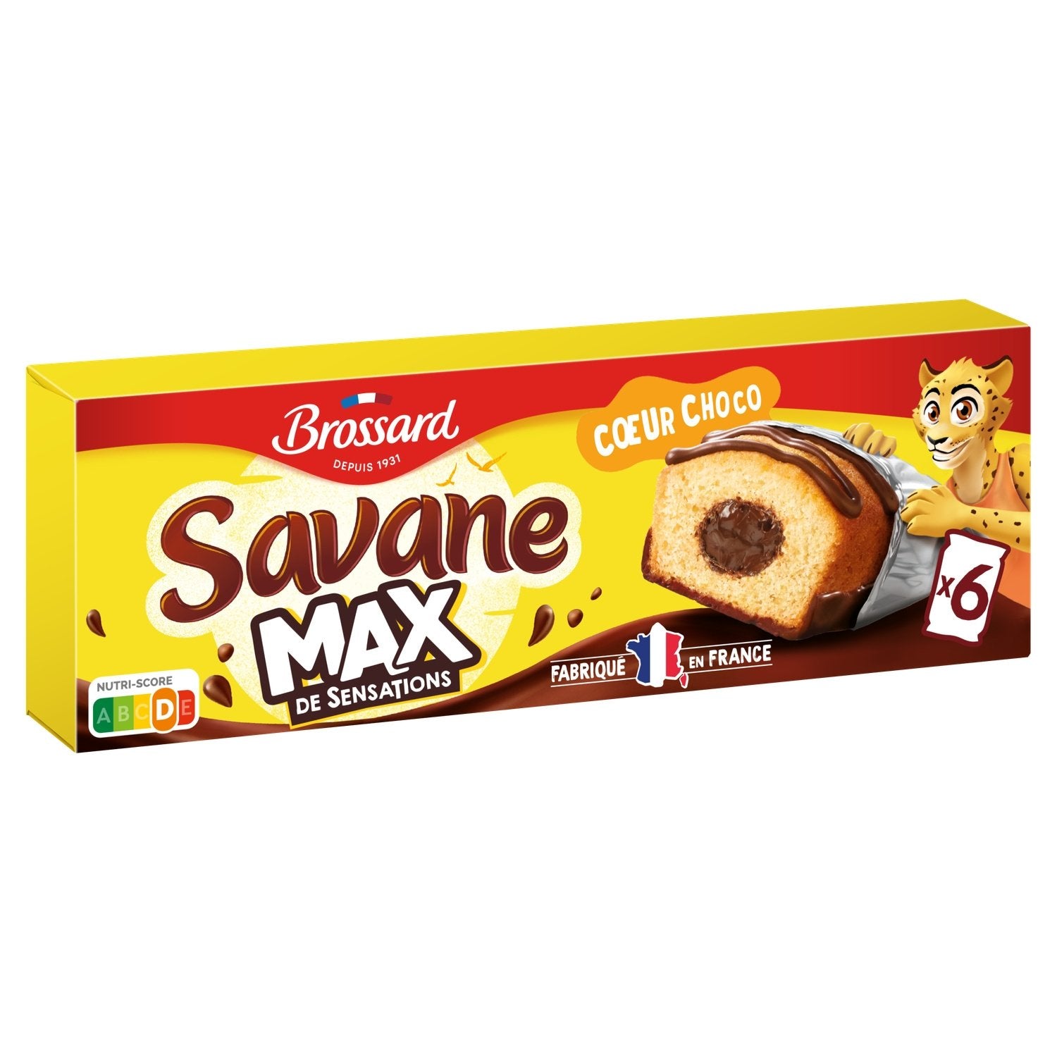 BROSSARD Savane MAX x7 Coeur Choco 180g (12 pack)