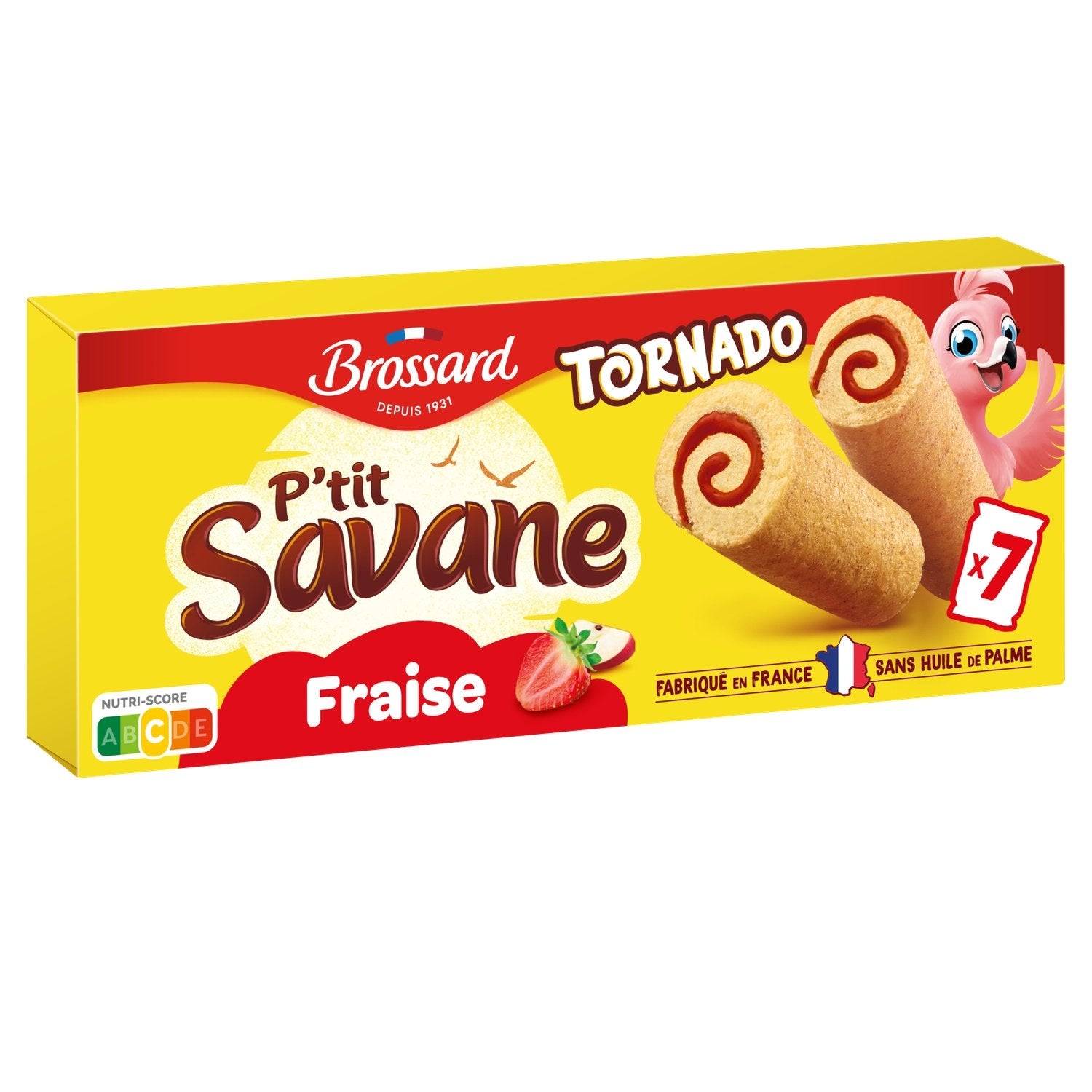 BROSSARD P'tit Savane Tornado Fraise 175g (12 pack)