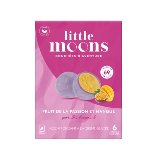 FROZEN - LITTLE MOON Ice Cream Tropical Mochis x6 192g (10 pack).