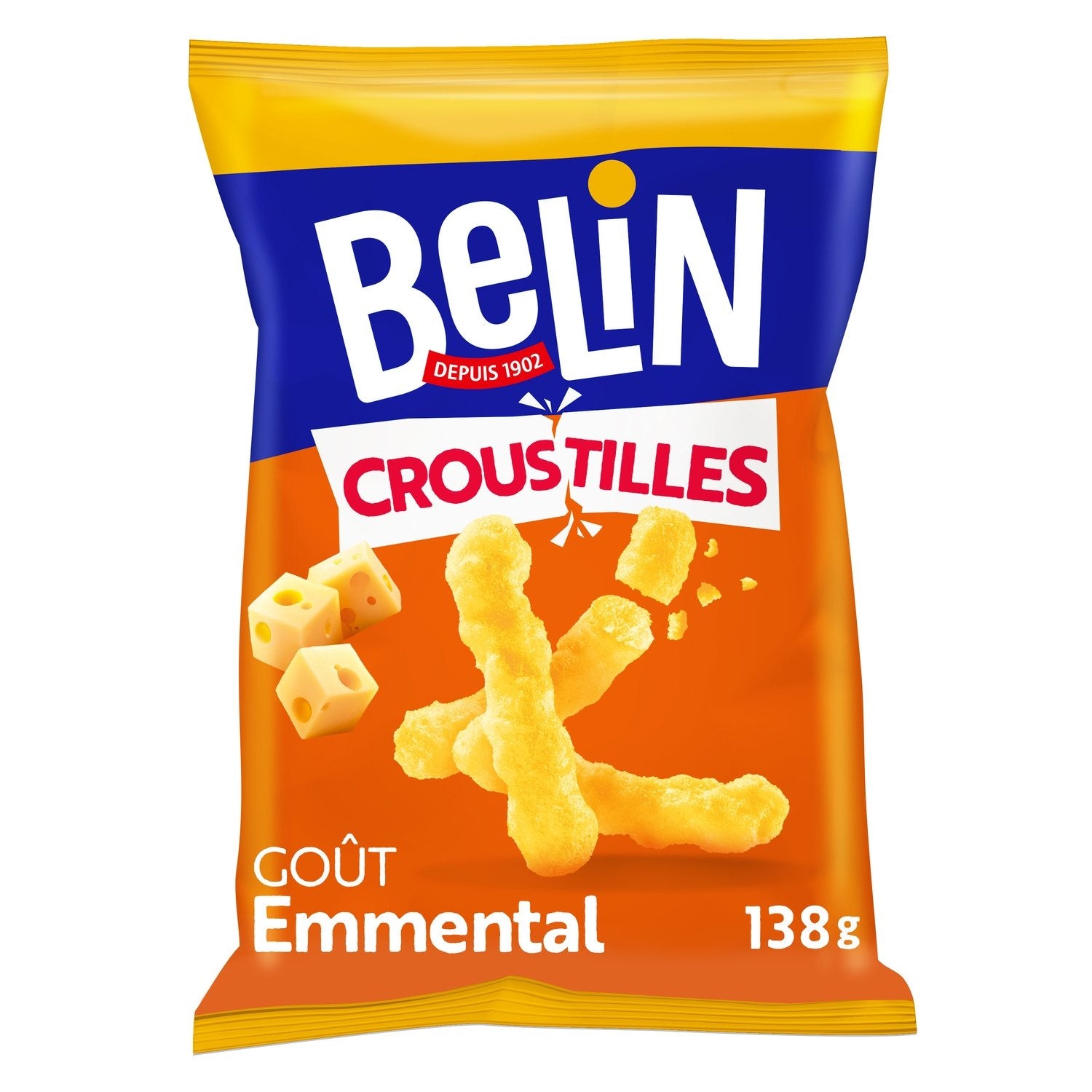 Belin Croustilles Emmental 138g (24 pack)