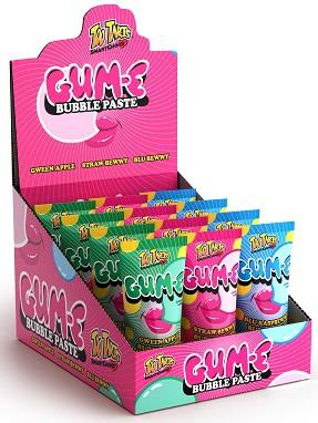 Too Tarts Gum-E Bubble paste 34g (12 pack) D35